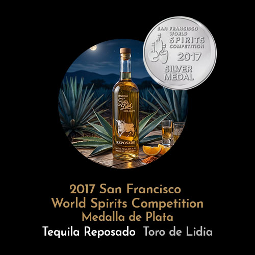 premio_ 2017 San Francisco World Spirits Competition, Medalla de Plata Reposado